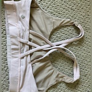 Light pink lulu lemon bra. Size 4